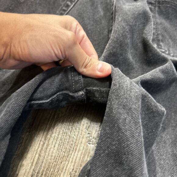 Vintage Levis Made USA 550 Black Denim Jeans Relaxed Size 36x32 - Picture 6 of 10